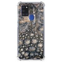 Samsung Galaxy A21s Case Anti-shock Krokodillenprint - thumbnail