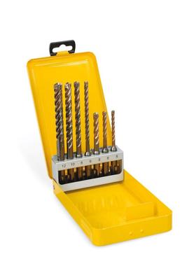 DeWALT DT8976 Borenset SDS-Plus XLR 4-snijder 7-delig in metalen cassette DeWALT DT8976 Borenset SDS-Plus XLR 4-snijder 7-delig in metalen cassette