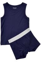 Minymo ondergoedset jongens viscose blauw 2 delig maat 122 - thumbnail