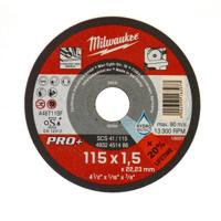 Milwaukee Dunne metaaldoorslijpschijven PRO+ SCS 41/115 x 1,5 x 22 mm - 4932451486 - thumbnail