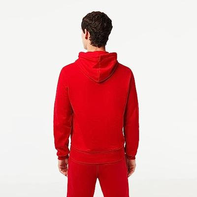 Lacoste Basic Hoodie Heren Rood - Maat XS - Kleur: Rood | Soccerfanshop Lacoste Basic Hoodie Heren Rood - Maat XS - Kleur: Rood | Soccerfanshop