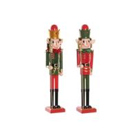 Kerstversiering Home ESPRIT Multicolour Notenkraker Elf 11 x 10 x 54 cm (2 Stuks) - thumbnail