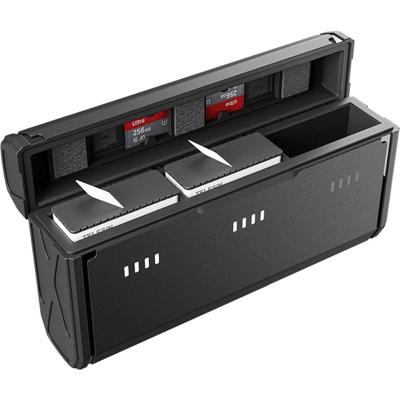 Telesin Pocket oplaadbox met 2x Stamina accu V2 voor GoPro 13