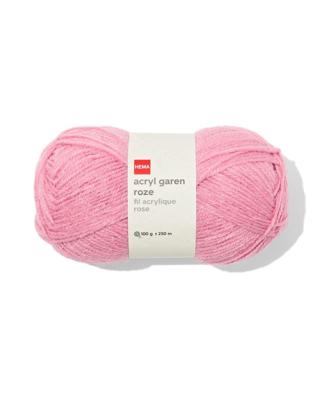 HEMA Acryl garen 100g 250m roze