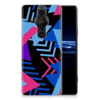 Sony Xperia Pro-I | TPU Hoesje | Funky Triangle - thumbnail