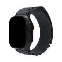 Mobilize Nylon Watch Band - Alpine - Black Connector - for Apple 38/40/41mm - Dark Grey - thumbnail