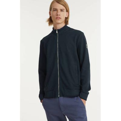 BOSS Menswear sweatvest Sommersr donkerblauw