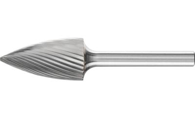 PFERD TOOLS 21122806 Freesstift Spitsboog Lengte 70 mm Afmeting, Ø 16 mm Werklengte 30 mm Schachtdiameter 6 mm