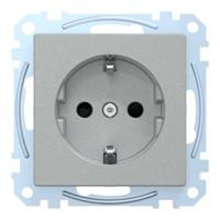 Merten MEG2300-0460 Wandcontactdoos System M Aluminium 1 stuk(s) - thumbnail