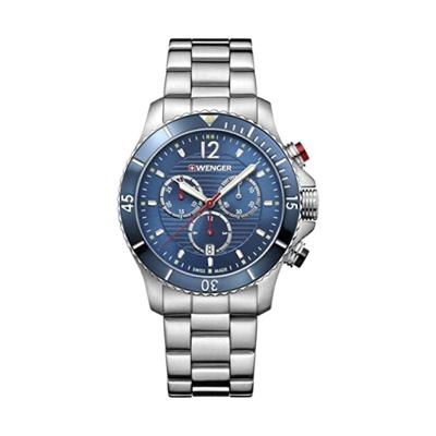 Wenger 01.0643.111 Heren Horloge Swiss-made 43mm 20 ATM