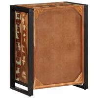 Dressoir 55x35x70 cm massief gerecycled hout meerkleurig - thumbnail