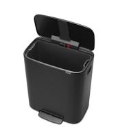 Brabantia Bo pedaalemmer 60 liter matt black - thumbnail