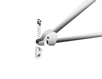 Union derailleurpad gh-076 met schroefset m4x0.7