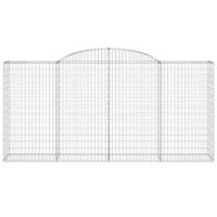 Schanskorven 25 st gewelfd 300x50x140/160 cm ijzer - thumbnail