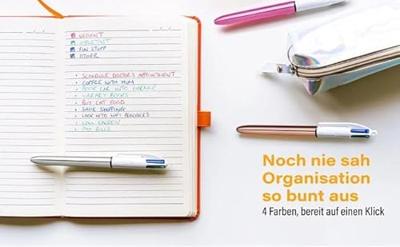 Pen Bic Wit Roze (12 Onderdelen) - thumbnail