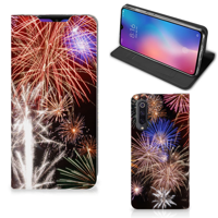 Xiaomi Mi 9 Hippe | Standcase | Vuurwerk - thumbnail