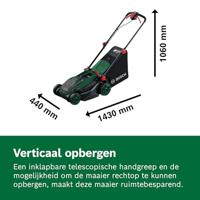 Bosch Groen Accumaaier Rotak 18V2-38 | Zonder accu's en lader | Incl. Mulchplug - 06008B9M01 - thumbnail