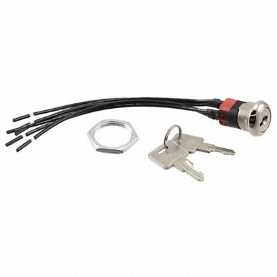 C & K Switches Y2011U2C2WCNQ Switch lock Y Series Sleutelschakelaar 125 V/AC, 28 V/DC 4 A 2x aan/aan 1 stuk(s)