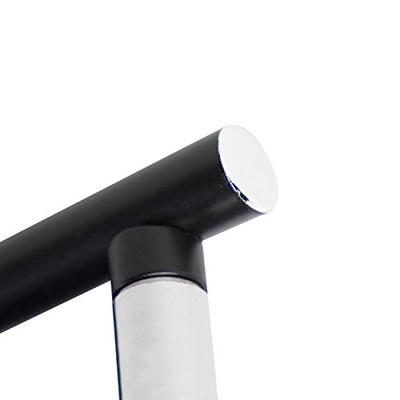 QAZQA Moderne spot 4-lichts zwart met gouden binnenkant - Buell