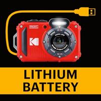 KODAK Pixpro WPZ2 Pack + 2 batterijen + 1 SD-kaart – compacte digitale camera 16 m pixels, waterdicht tot 15 m, schokbestendig, video 720p, LCD-display 2,7 – Li-Ion-batterij – rood - thumbnail