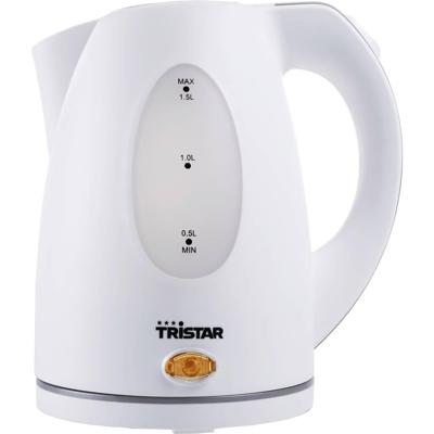 Tristar WK-1324 Waterkoker Snoerloos, BPA-vrij, Oververhittingsbeveiliging Aantal/Volume: 1.5 l Wit