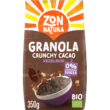 Zonnatura Granola Crunchy Cacao Bio 350 g bij Jumbo