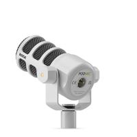 Rode PODMICW Spraakmicrofoon Statief Zendmethode:Kabelgebonden Incl. windkap XLR Kabelgebonden Wit - thumbnail