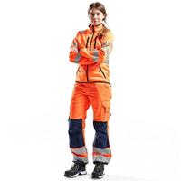 Blåkläder Dames werkbroek High-Vis zonder spijkerzakken 71551811 | High-Vis Oranje/Marineblauw | Maat 42 - 7330509502372 - thumbnail