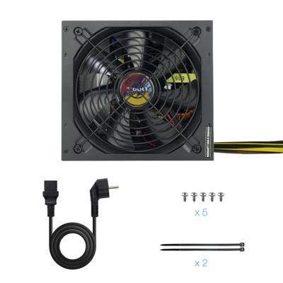 Voedingsbron TooQ TQAPOLO-600SP ATX 600 W CE - RoHS - thumbnail