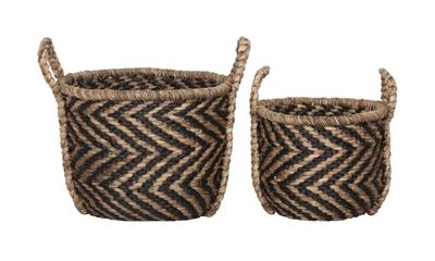 MUST Living Mand 'Basket' Rond XL, Set van 2 stuks MUST Living Mand 'Basket' Rond XL, Set van 2 stuks