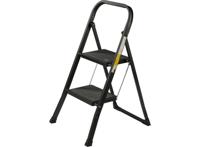 XEMM Huishoudtrapje - 2 Tredes - Zwart - thumbnail