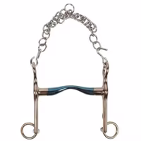 Harrys Horse Optimum Sweet Iron dressuurstang zilver maat:12,5 - thumbnail