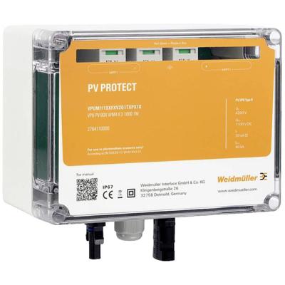 Weidmüller 2764160000 VPUM1I1SXFXV2O1TXPX15 Overspanningsveilige aansluitkast 40 kA 1 stuk(s)