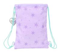 Rugtas met Koordjes Frozen Spirit Lila 26 x 34 x 1 cm - thumbnail