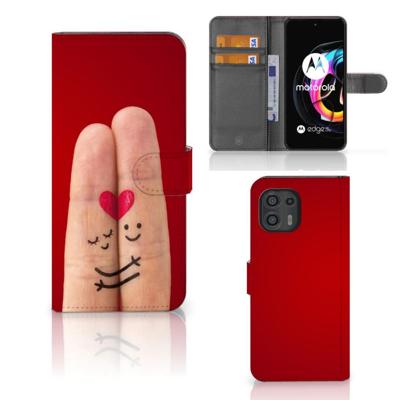 Motorola Edge 20 Lite | Wallet Case | met Pasjes | Liefde - Origineel Romantisch Cadeau