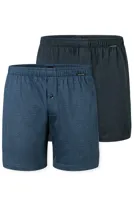 2-Pack heren wijde boxershort - Selected - 100% katoenen losse boxershort met sluiting - thumbnail