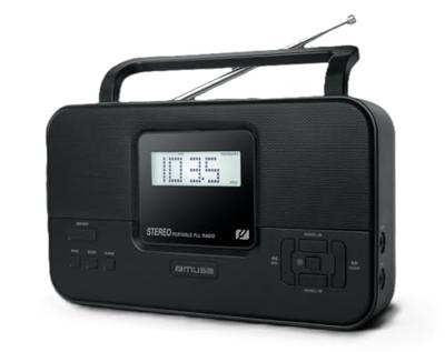 Portable Digitale Radio Muse Zwart AM FM