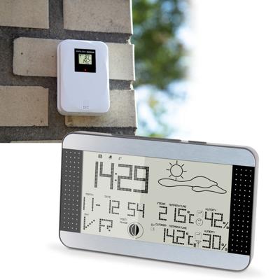 Alecto WS-1700 Zwart, Zilver LCD Batterij/Accu
