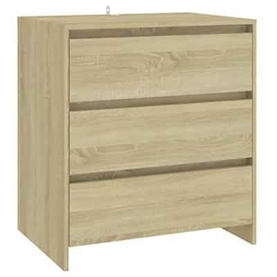 2 st Dressoirs bewerkt hout sonoma eikenkleurig