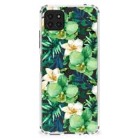 Samsung Galaxy A22 5G Case Orchidee Groen - thumbnail