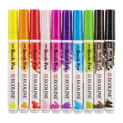 Talens brushpennen Ecoline heldere kleuren 10 stuks
