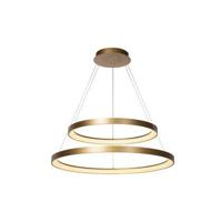 Lucide VIDAL - Hanglamp - Ø 78 cm - LED Dimb. - 1x92W 2700K - Mat Goud / Messing - thumbnail
