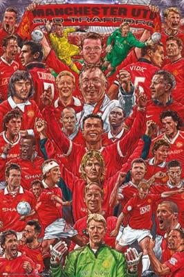 Poster Manchester United Legends 61x91,5cm Poster Manchester United Legends 61x91,5cm
