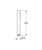 Handdouche GROHE Euphoria Cube 1 Straalsoort Chroom - thumbnail