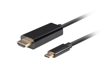 LANBERG KABEL USB-C(M)->HDMI(M) 3M 4K 60HZ ZWART