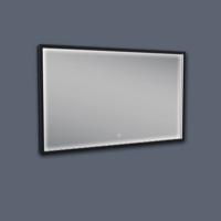 Badkamerspiegel BWS Miami LED Verlichting Mat Zwart 100x60 cm - thumbnail
