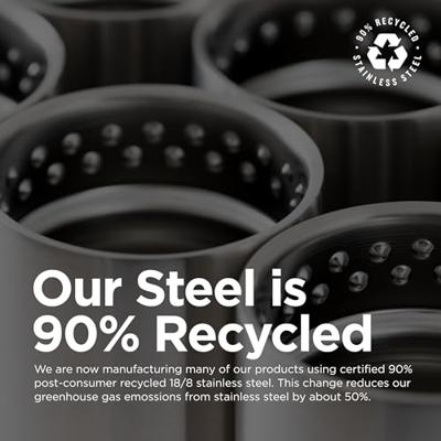 Klean Kanteen Rise 399ml/14oz + Flip Deksel Thermosfles Tofu 399ml