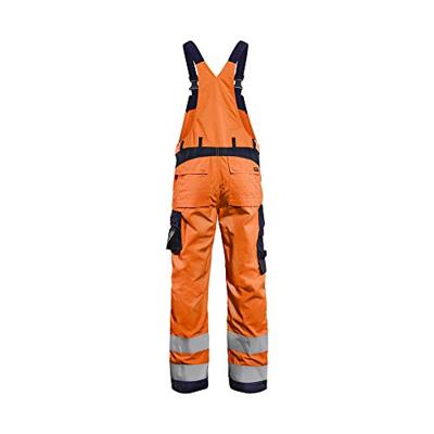 Blåkläder Multinorm inherent bretelbroek 28891513 | High-Vis Oranje/Marineblauw | Maat 50 - 7330509721285