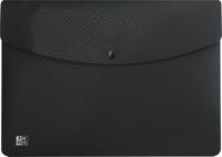 Oxford Urban documentenmap met drukknopsluiting , formaat A4, uit PP, zwart - thumbnail