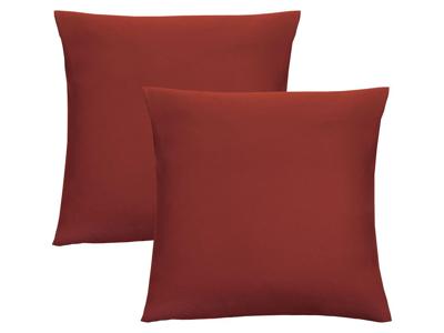 Biberna Fijne jersey kussenhoes (Roest, 80x80) Biberna Fijne jersey kussenhoes (Roest, 80x80)